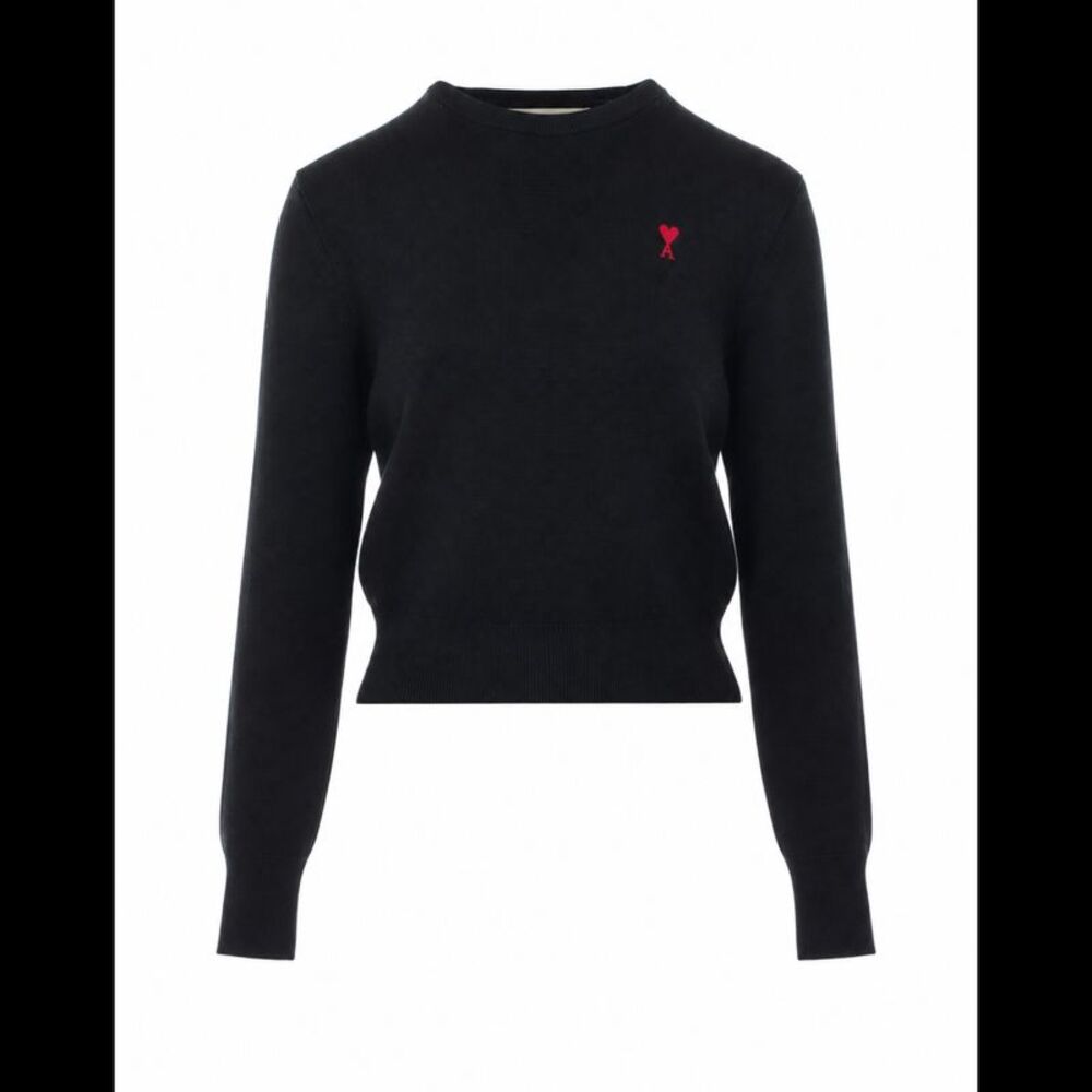 Ami   Alexandre Mattiussi Women Ami De Coeur Logo Sweater